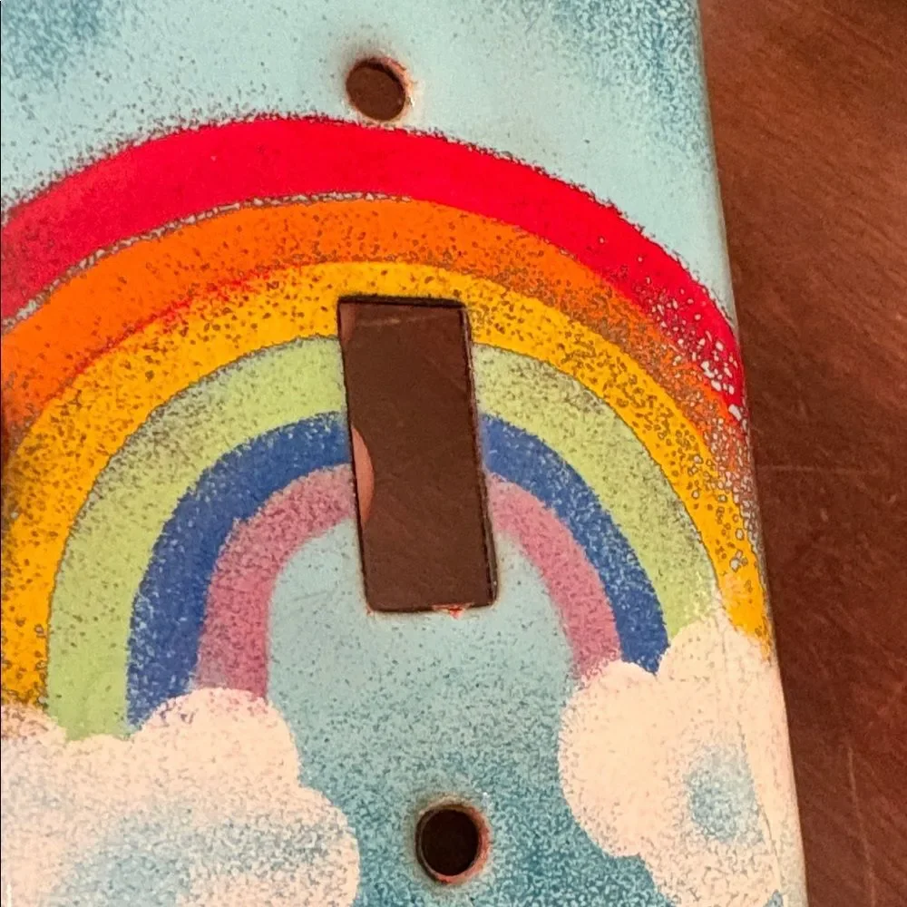 Rainbow Light Switch Cover